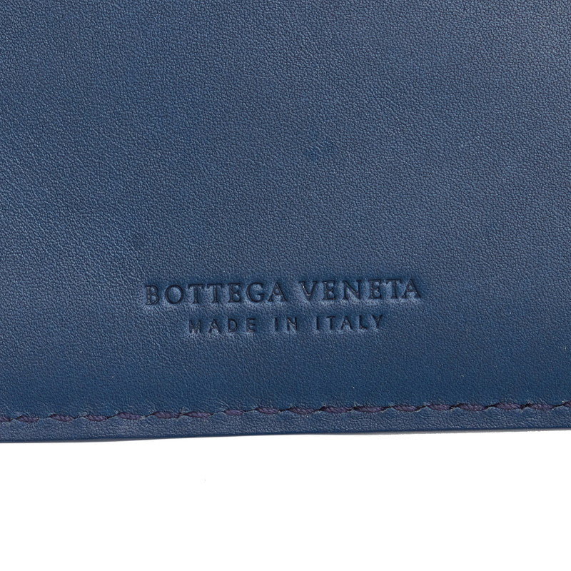 Leather Intrecciato Bi-Fold Wallet