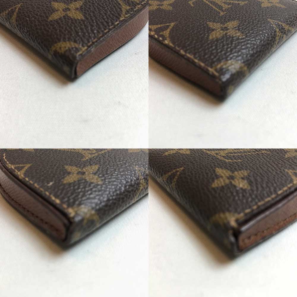 Louis Vuitton Monogram Porte Monnaie Cuvette Canvas Coin Case M61960 in Good Condition