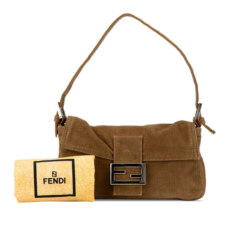 Fendi Corduroy Mamma Bucket Handbag 26424