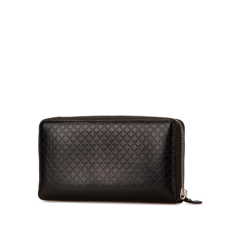 Gucci Diamante Leather Zip Wallet