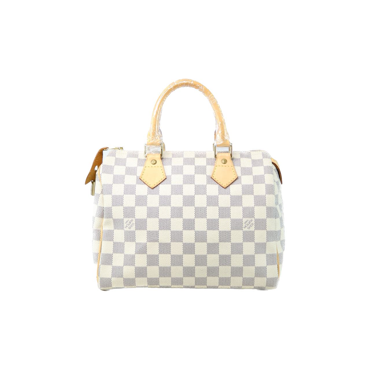 Louis Vuitton Damier Azur Speedy 25 Canvas Handbag in Very Good Condition