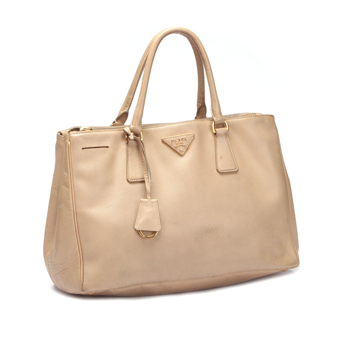 Saffiano Double Zip Galleria Tote