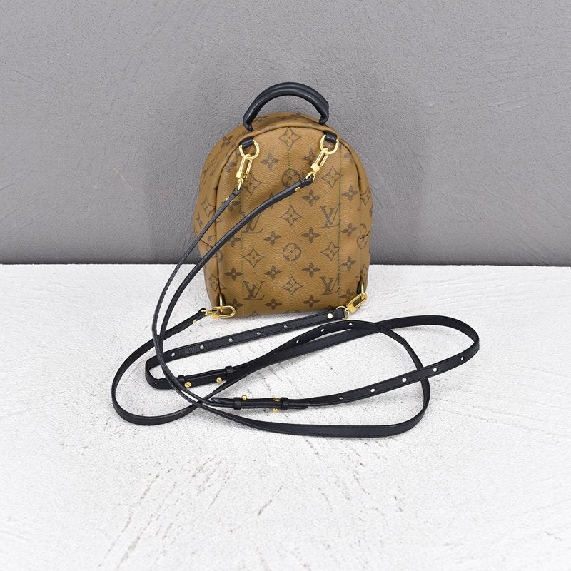 Monogram Reverse Mini Palm Spring Backpack h14584 – LuxUness