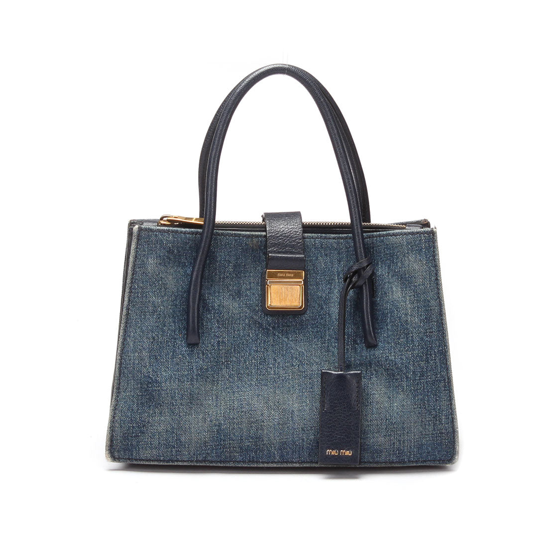 Madras Denim Handbag