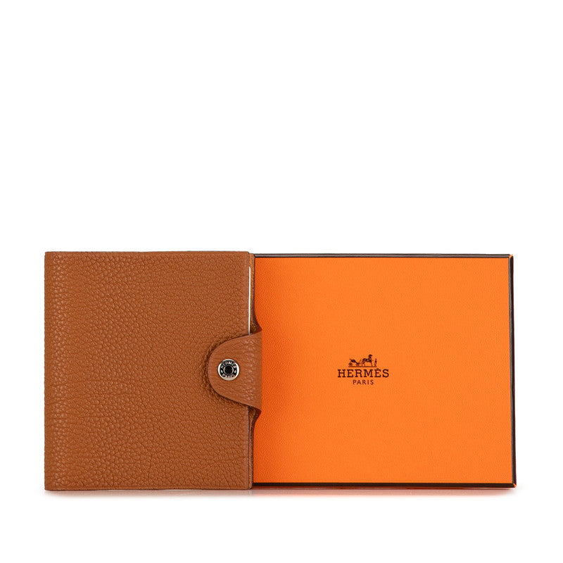 Hermes Agenda Ulysse Mini Notebook Cover Brown Clemence in Very Good Condition