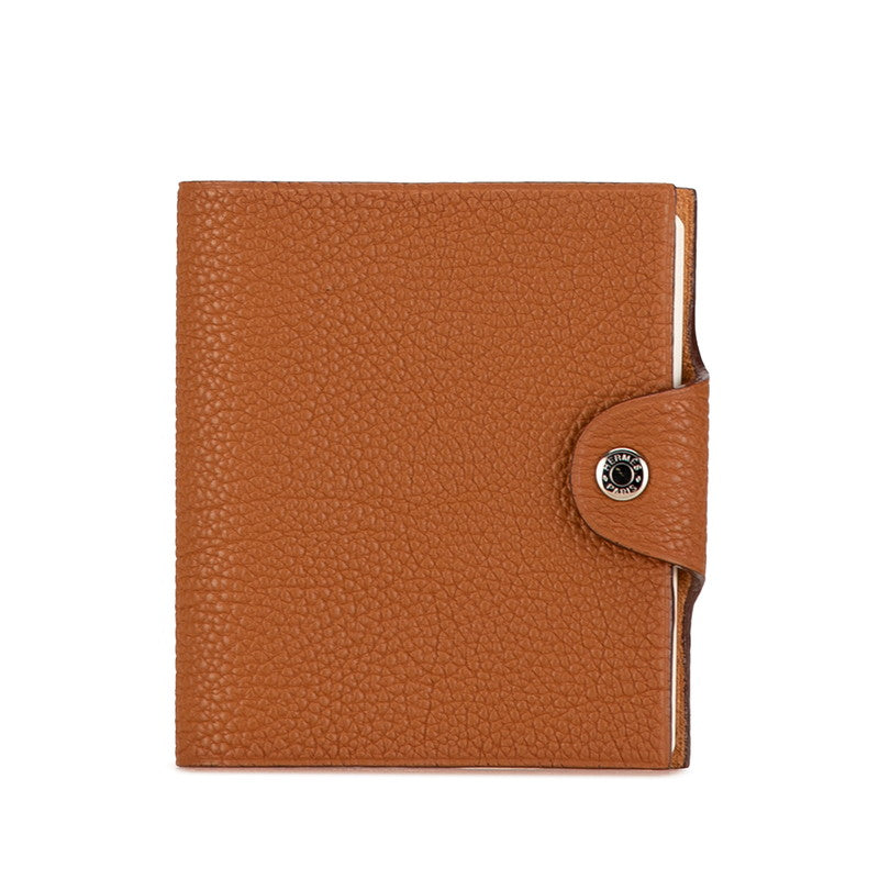 Hermes Agenda Ulysse Mini Notebook Cover Brown Clemence in Very Good Condition