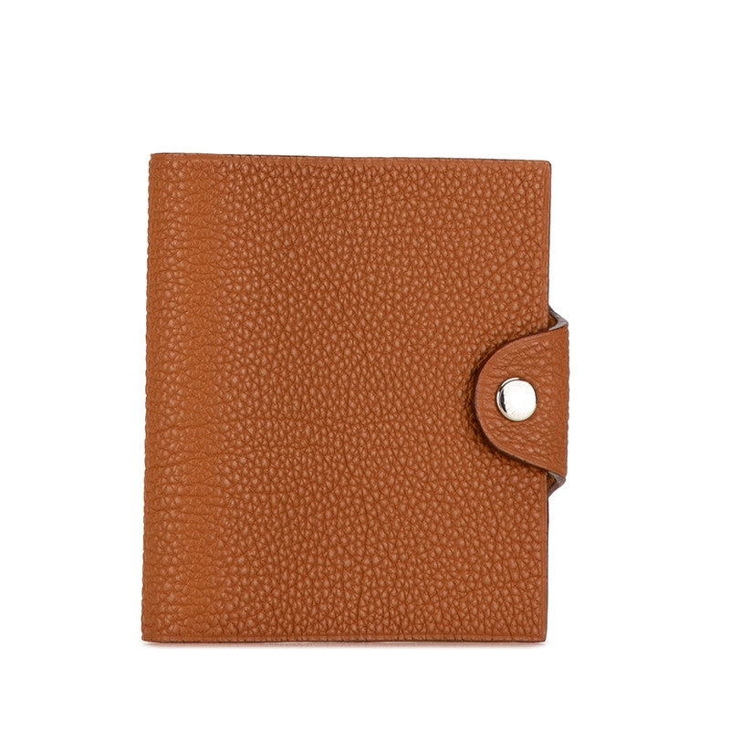 Hermes Agenda Ulysse Mini Notebook Cover Brown Clemence in Very Good Condition