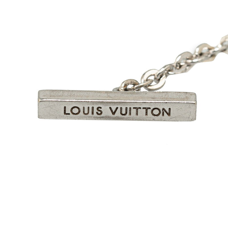 Louis Vuitton Silver Necklace M65363 in Very Good Condition