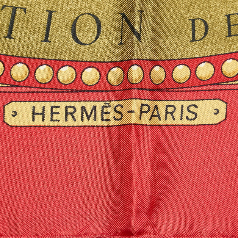 Hermes Silk Scarf Presentation de Chevaux in Great Condition