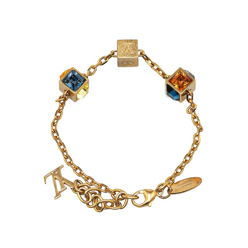 Louis Vuitton Gamble Bracelet M66998 Gold Multicolor