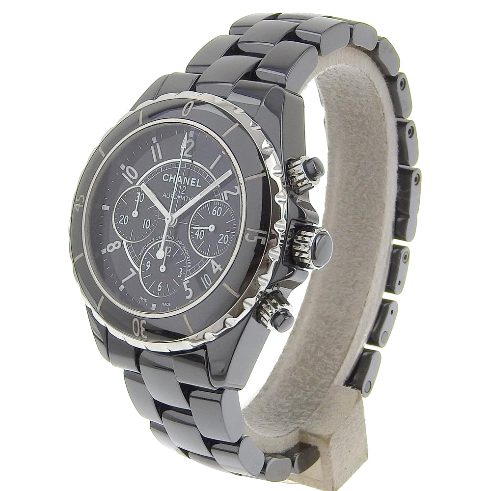 Chanel J12 Ceramic Automatic Chronograph Watch, Women's - A Rank H0940
