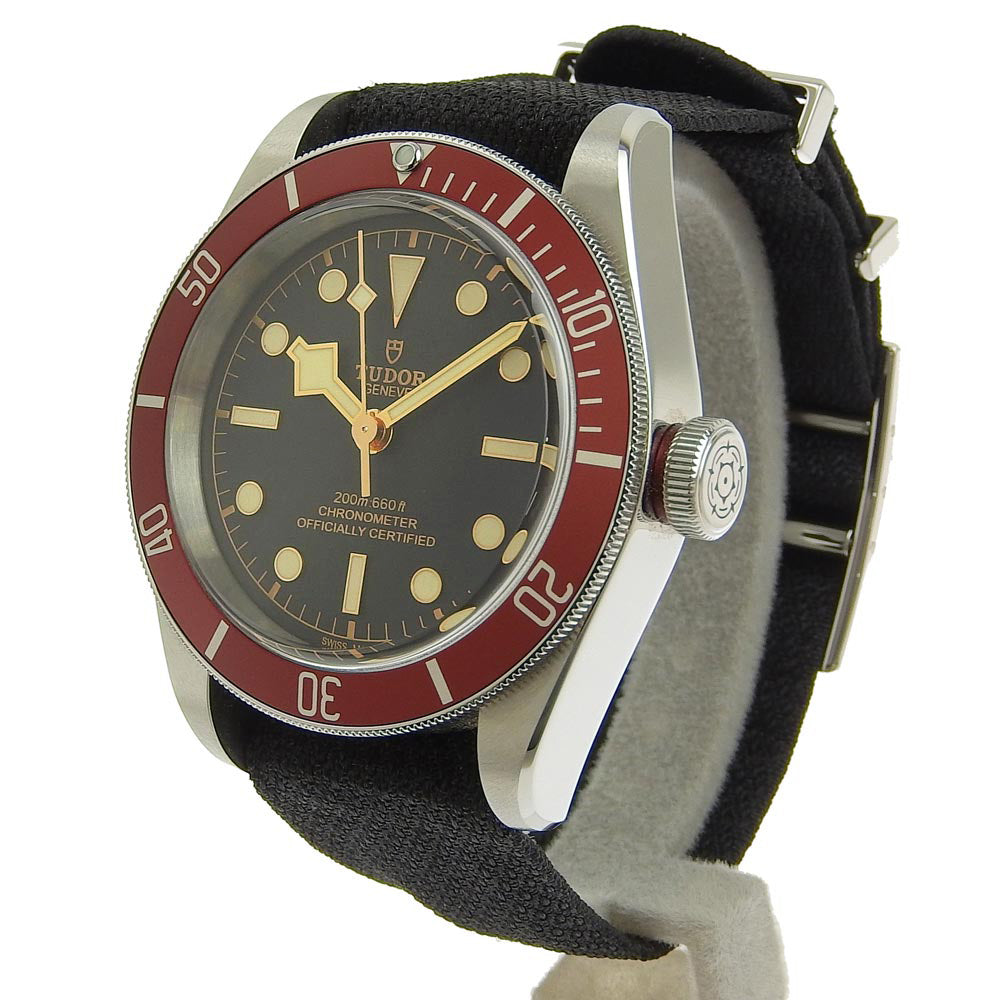Tudor "Heritage Black Bay" Men’s Wristwatch in Stainless Steel with Fabric Strap 79230.0