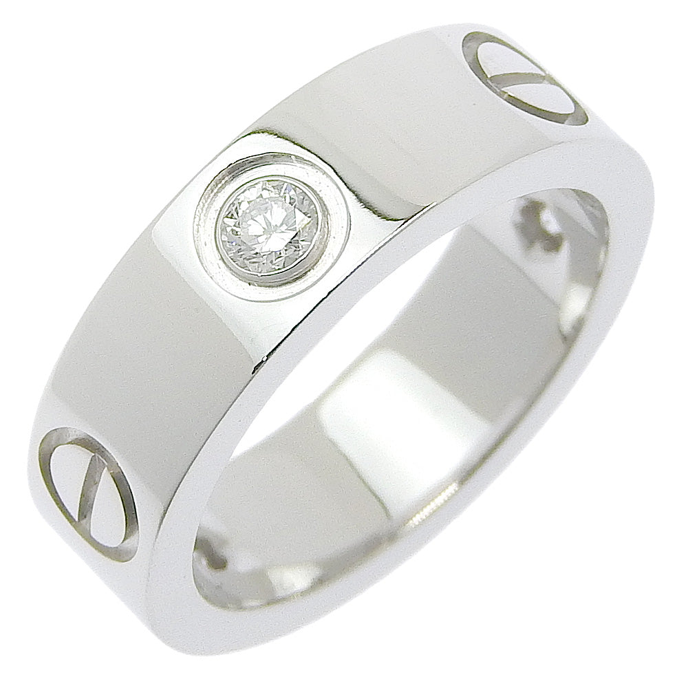 Cartier Love Ring K18 White Gold Diamond