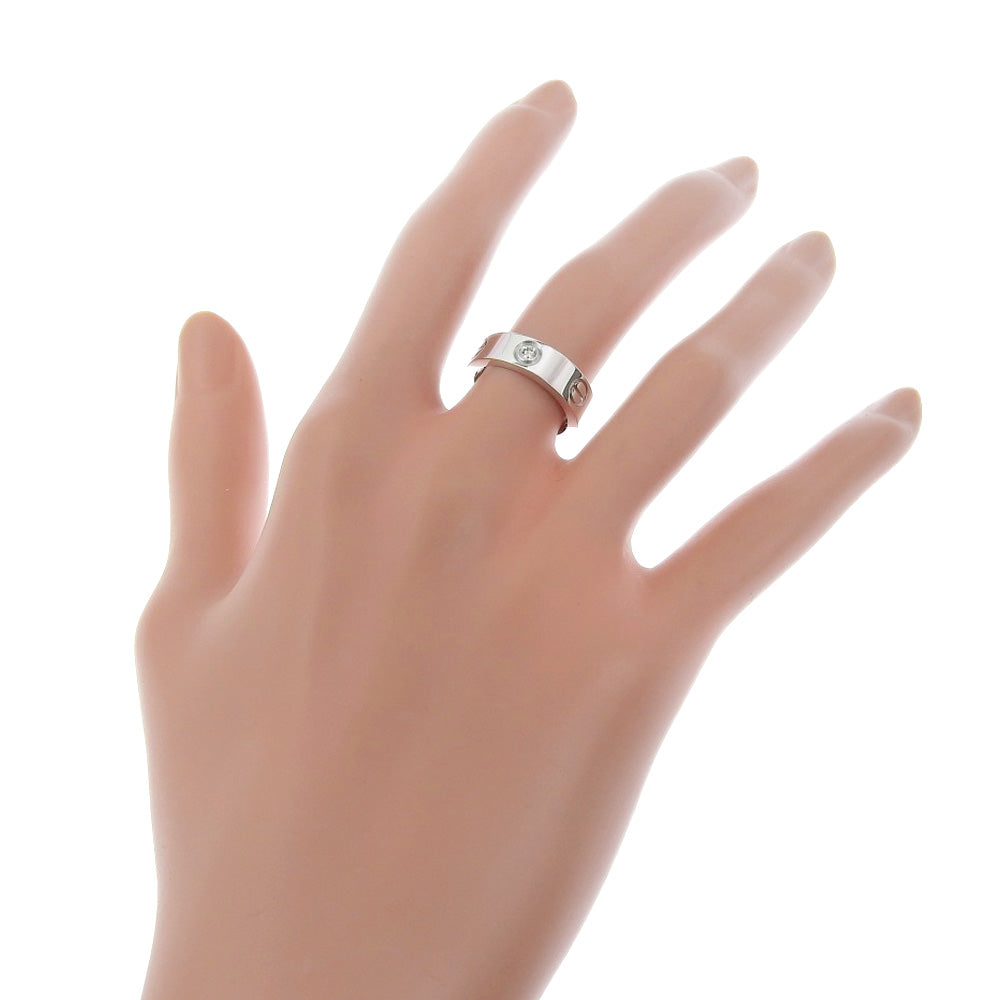 Cartier Love Ring K18 White Gold Diamond