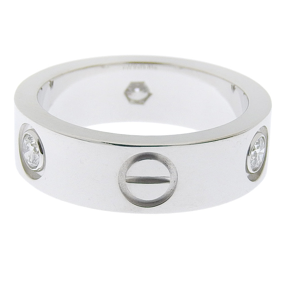 Cartier Love Ring K18 White Gold Diamond