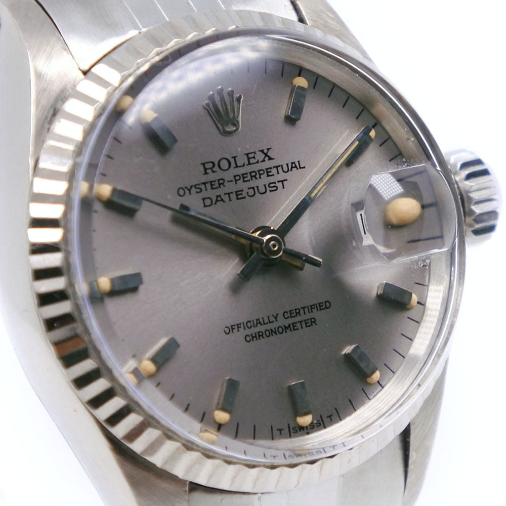 Rolex Datejust Automatic Watch White Gold Stainless Steel