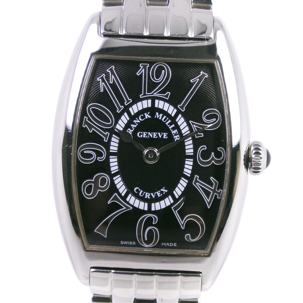 Franck Muller Tonneau Curvex Watch 1752QZ Stainless Steel Quartz