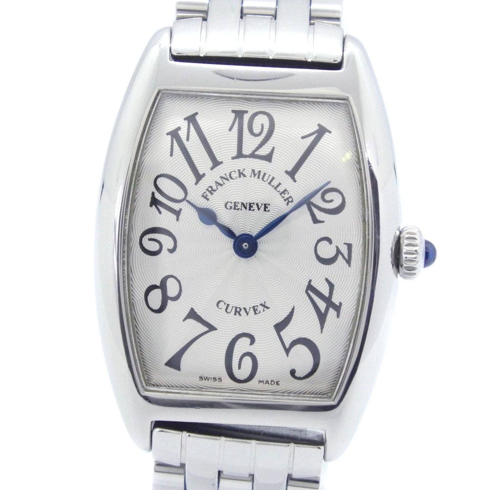 Franck Muller Tonneau Curvex Watch 1752QZ Stainless Steel Quartz