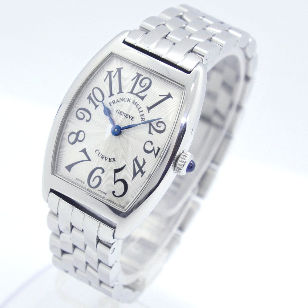 Franck Muller Tonneau Curvex Watch 1752QZ Stainless Steel Quartz