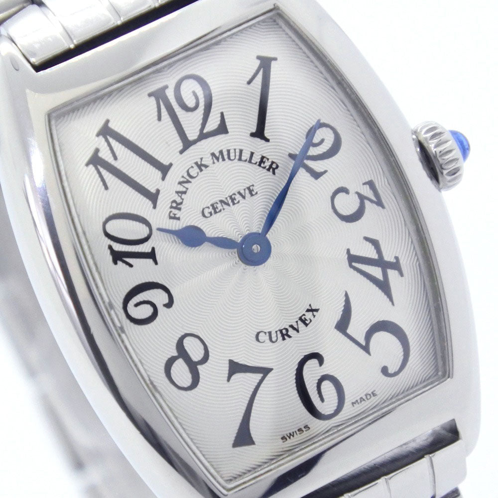 Franck Muller Tonneau Curvex Watch 1752QZ Stainless Steel Quartz