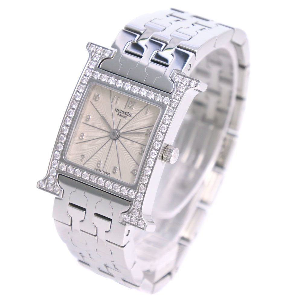 Hermes H Watch Quartz Stainless Steel