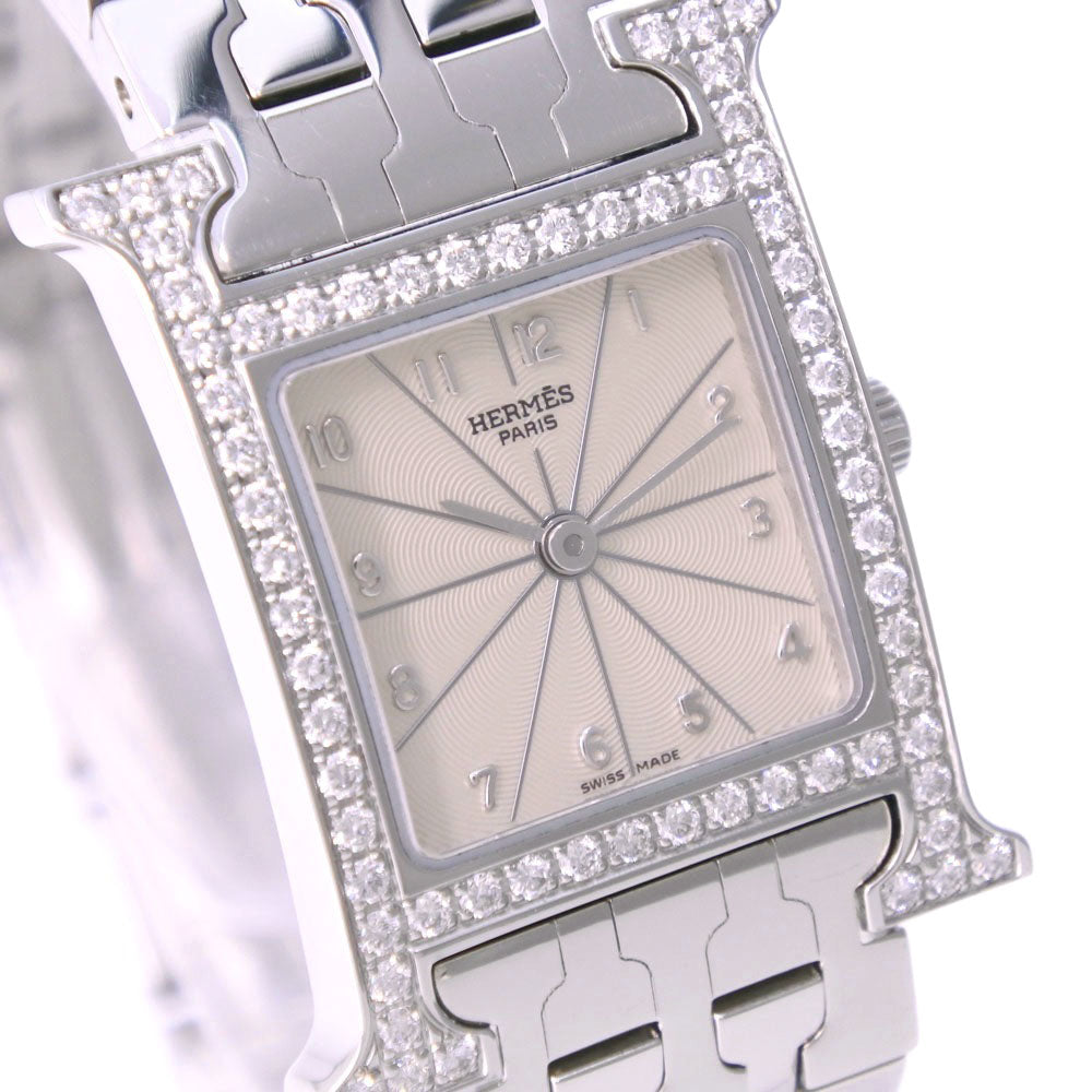 Hermes H Watch Quartz Stainless Steel