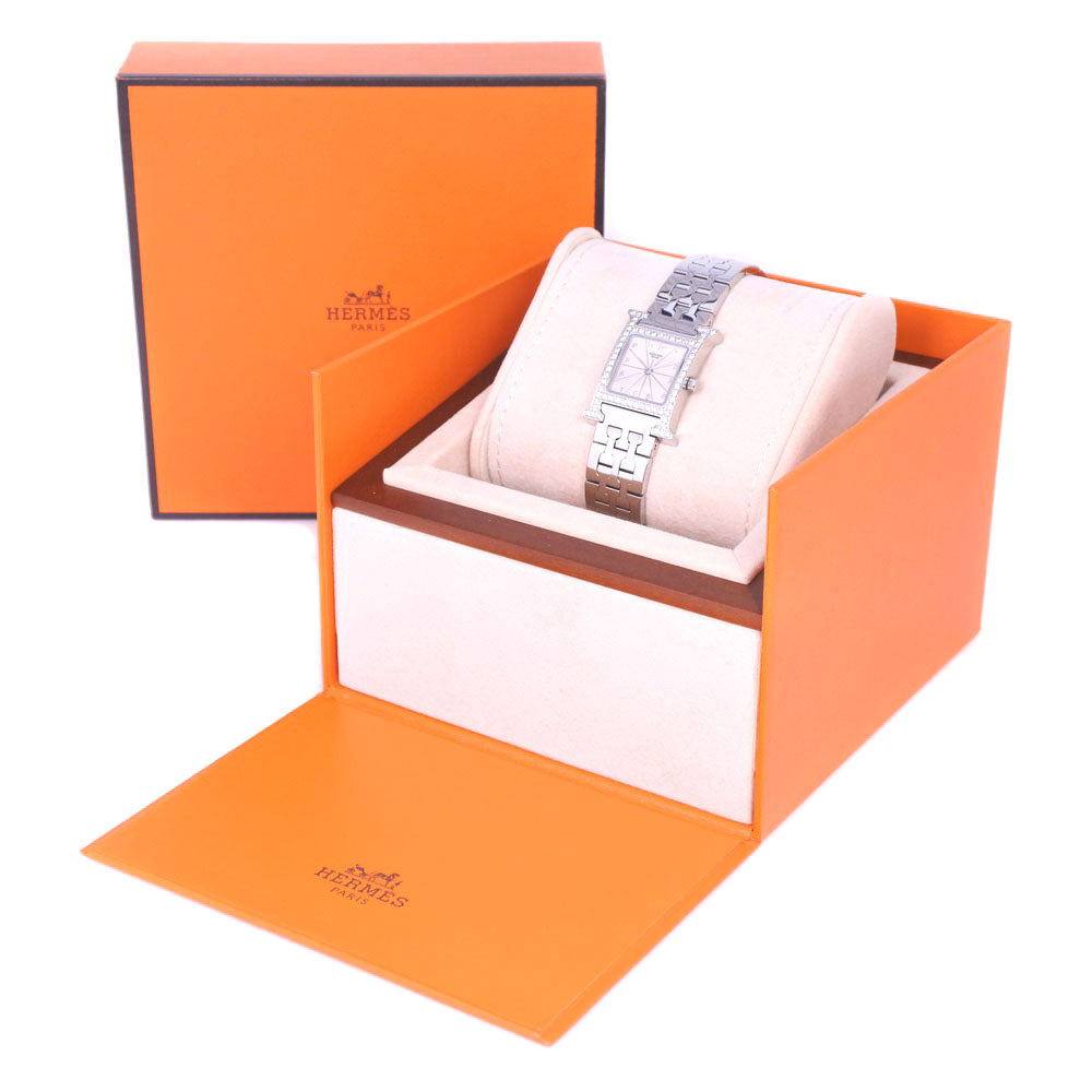 Hermes H Watch Quartz Stainless Steel