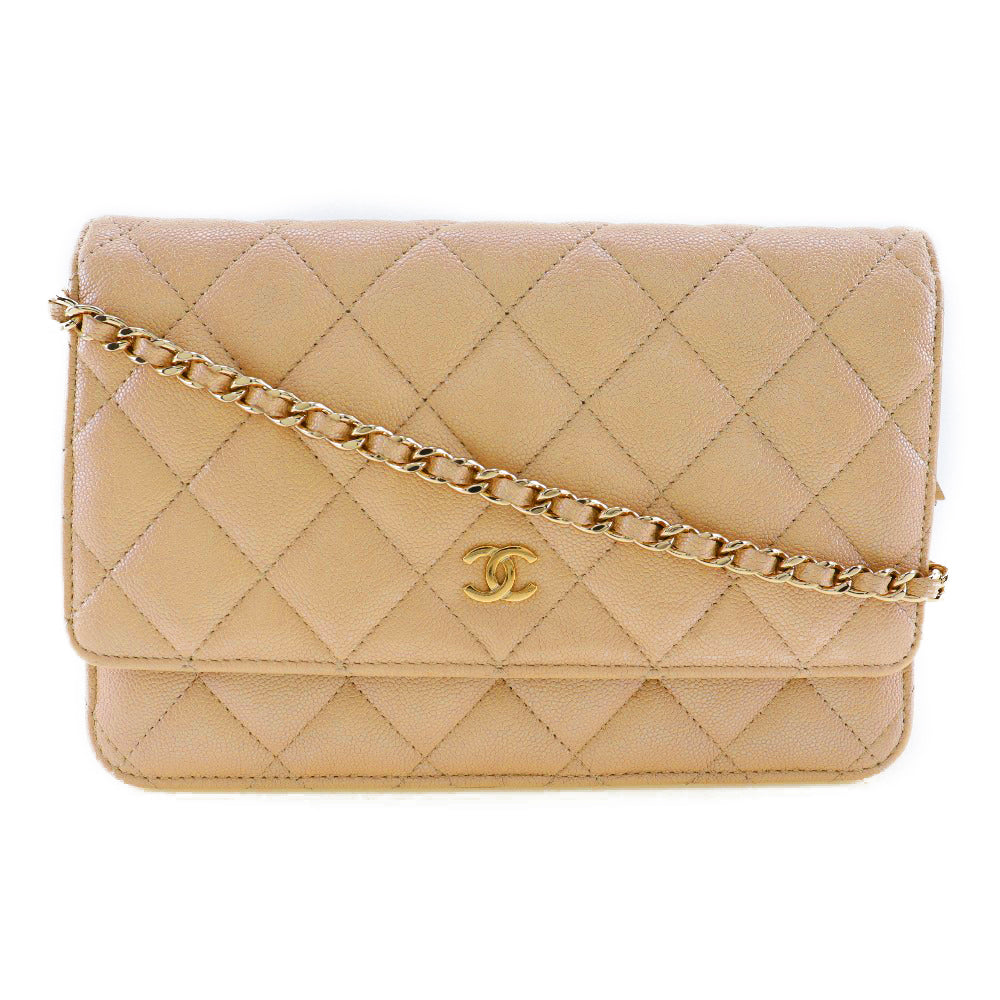 Chanel Classic Chain Wallet Caviar Skin