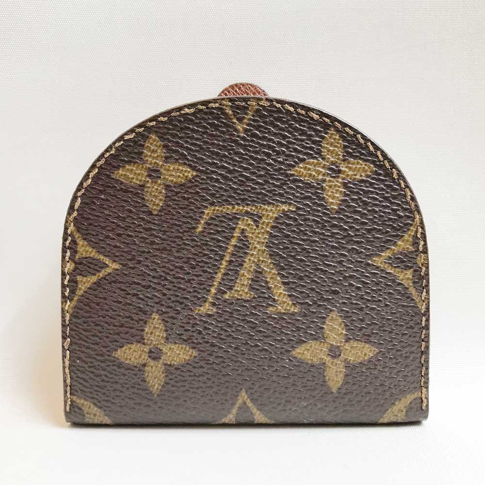 Louis Vuitton Monogram Porte Monnaie Cuvette Canvas Coin Case M61960 in Good Condition