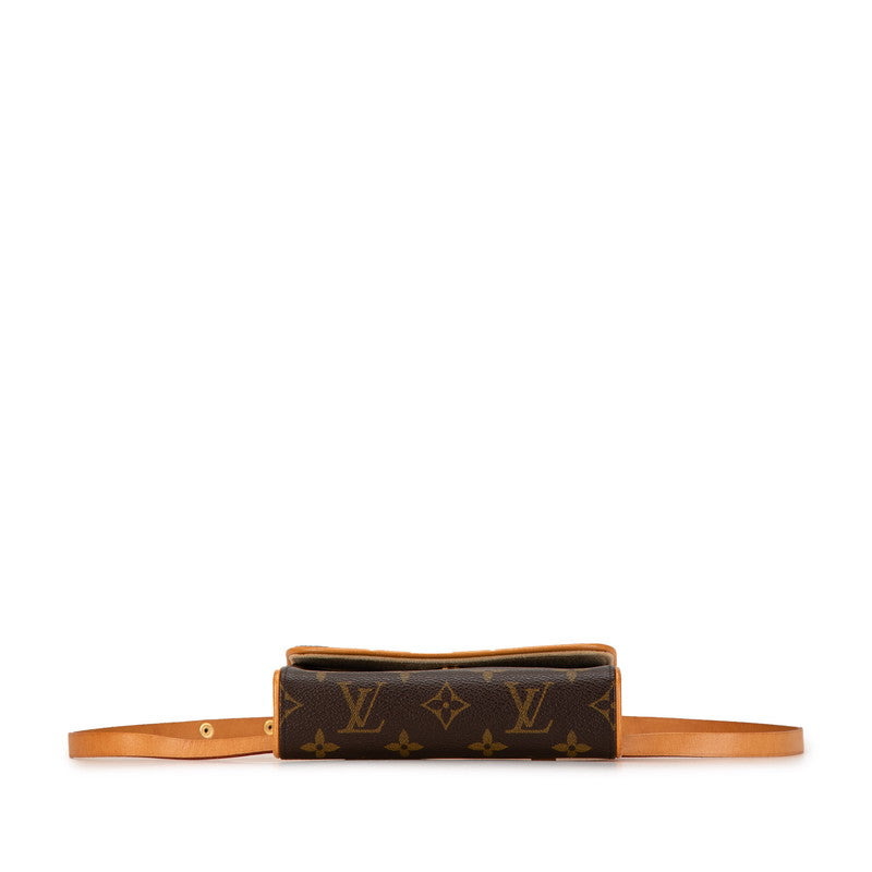 Louis Vuitton Monogram Pochette Florentine Waist Bag M51855 in Very Good Condition