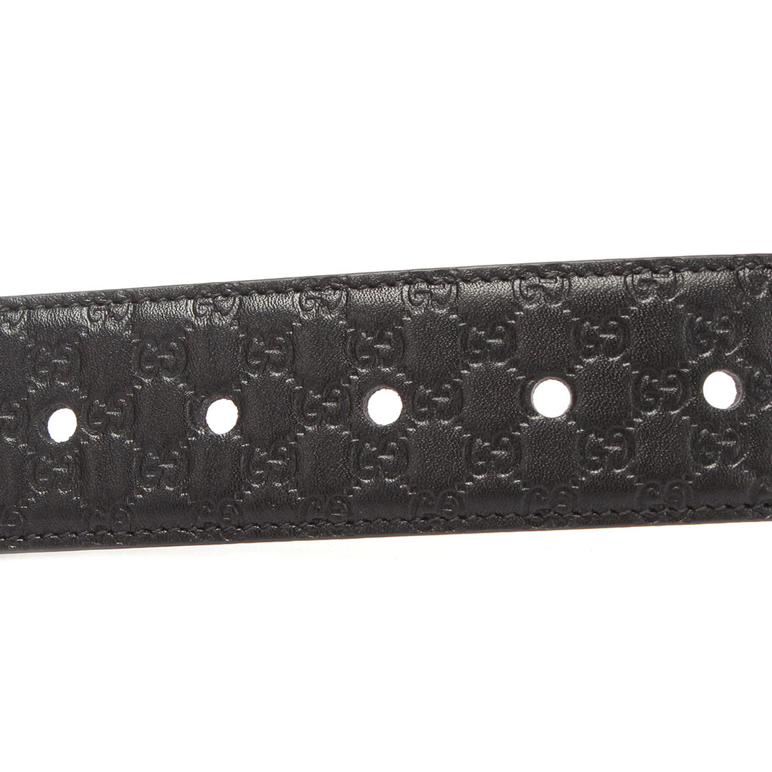 Microguccissima Leather Belt 449716