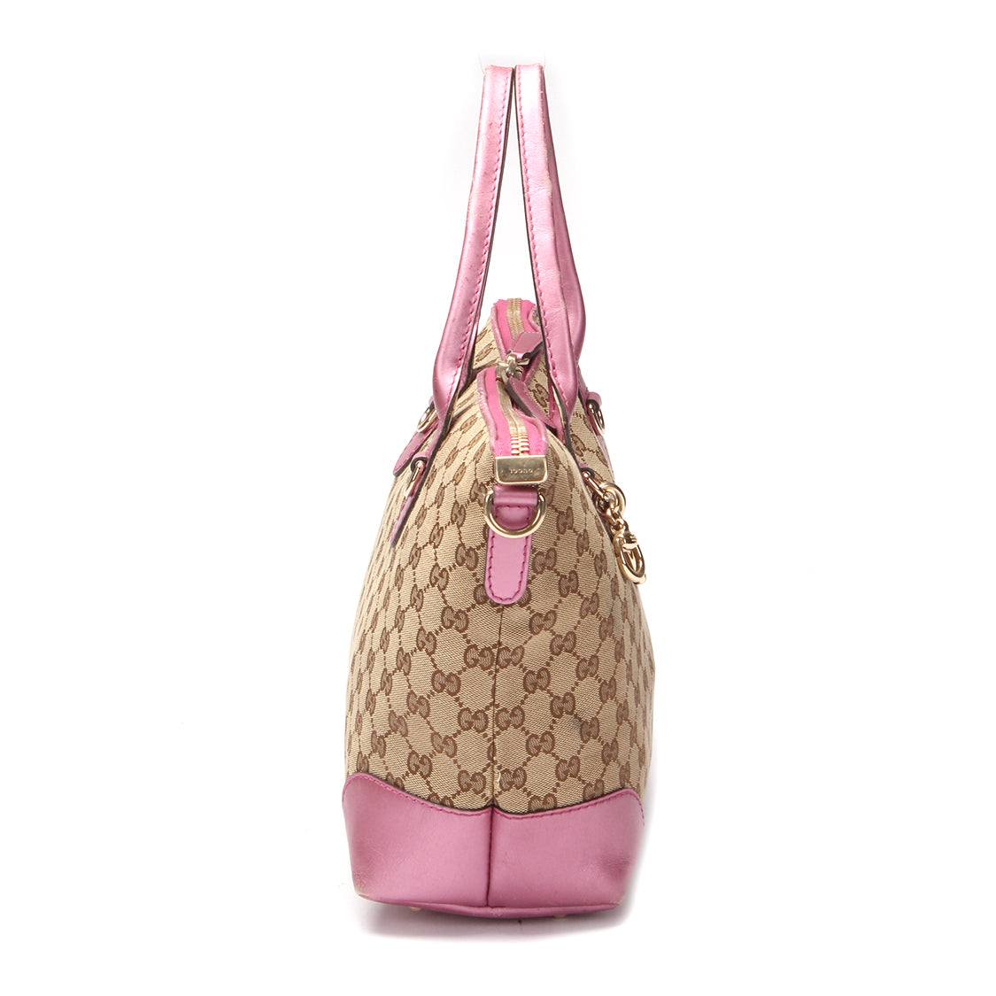 GG Canvas Heart Bit Tote