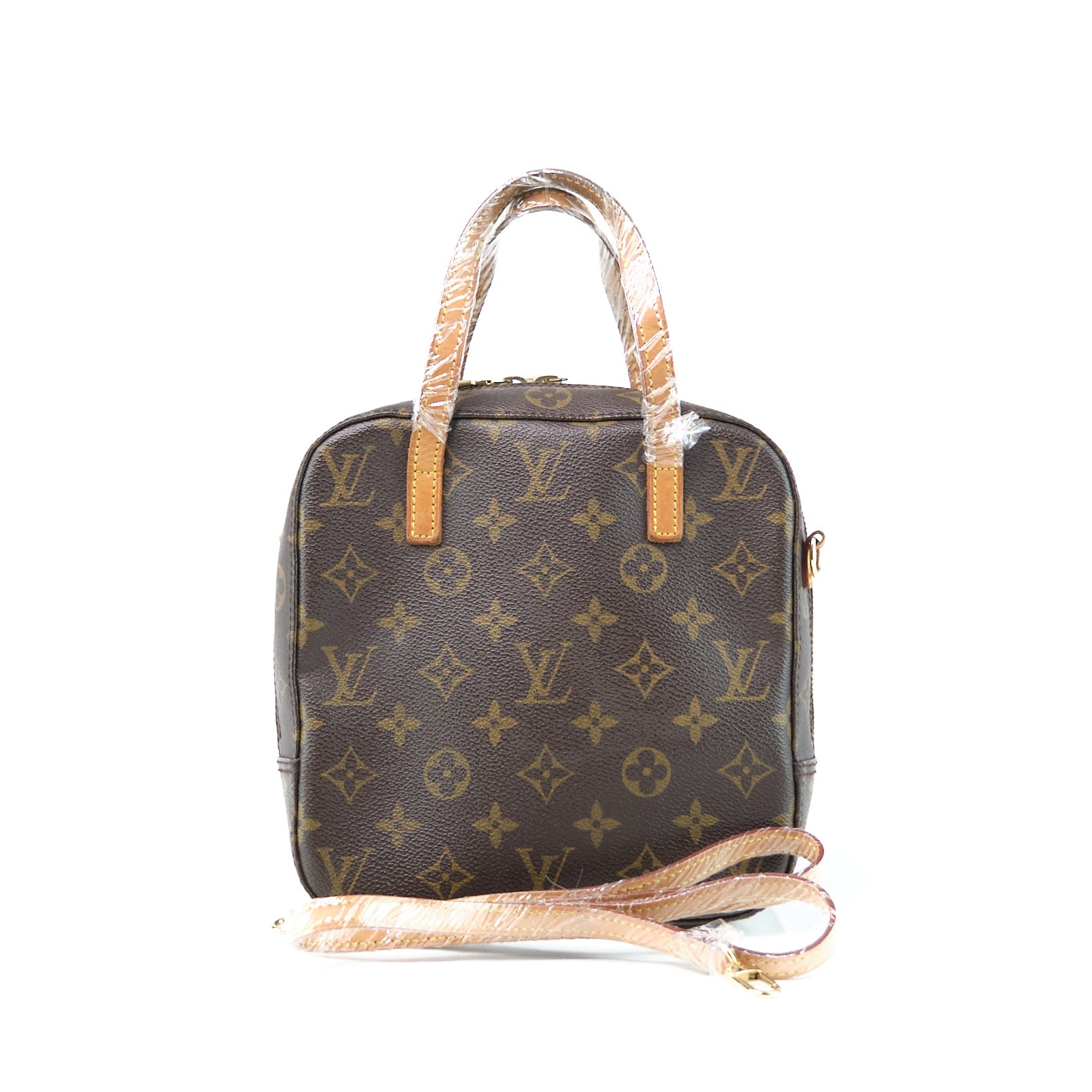 Louis Vuitton Monogram Spontini Canvas Handbag M47500 in Very Good Condition