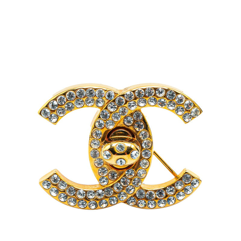 Chanel Vintage Coco Mark Turnlock Brooch