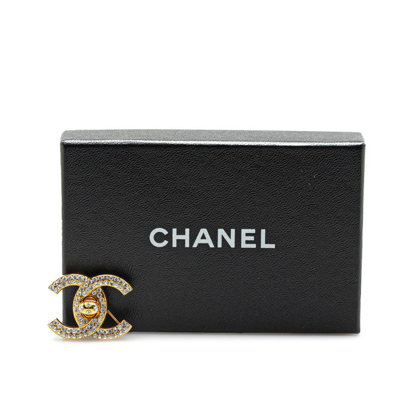 Chanel Vintage Coco Mark Turnlock Brooch