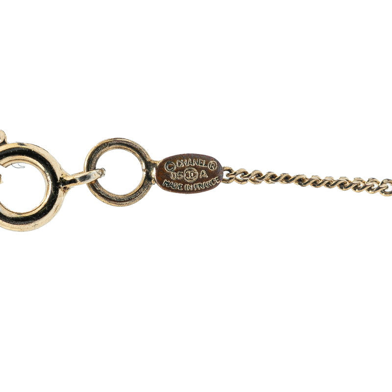 Chanel Coco Mark No.5 Motif Bracelet Gold