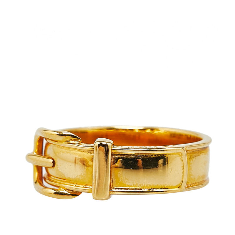 Hermes Gold Plated Scarf Ring