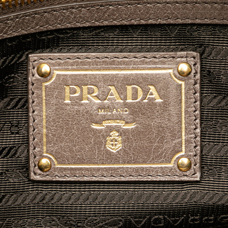 Prada Leather 2WAY Handbag Shoulder Bag BN2010 in Very Good Condition