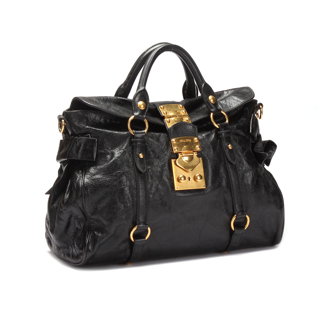 Vitello Lux  Bow Handbag