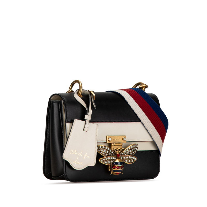 Gucci Queen Margaret Bicolor Leather Shoulder Bag 476542