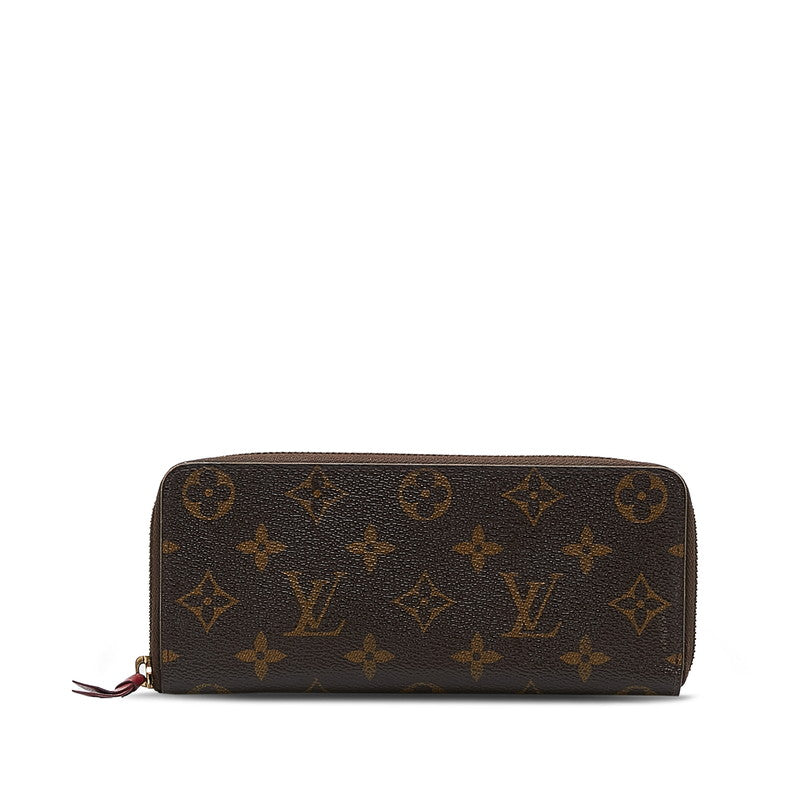 Louis Vuitton Monogram Clemence Long Wallet M61298 PVC Leather in Very Good Condition