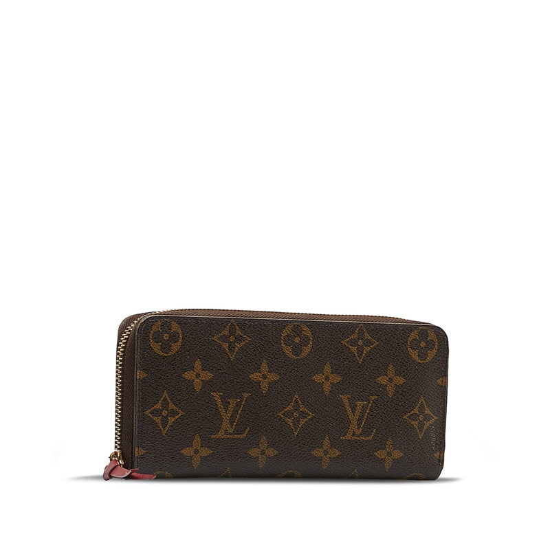 Louis Vuitton Monogram Clemence Long Wallet M61298 PVC Leather in Very Good Condition