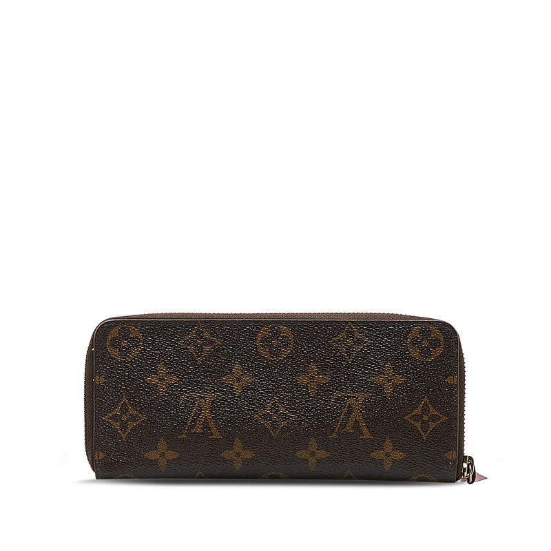 Louis Vuitton Monogram Clemence Long Wallet M61298 PVC Leather in Very Good Condition