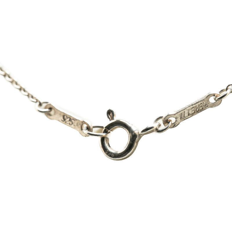 Tiffany & Co Open Heart Necklace Silver