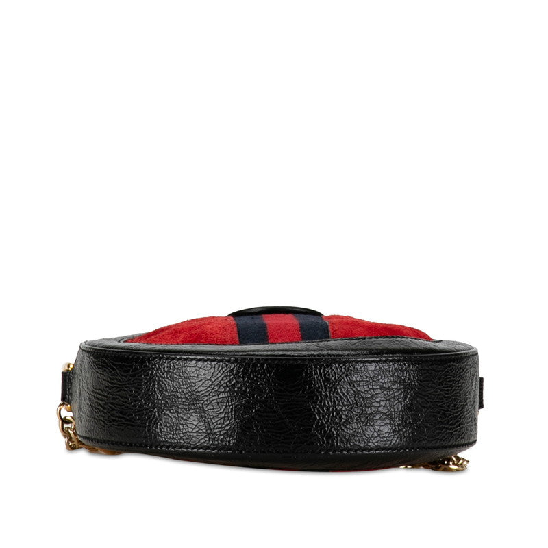 Gucci Ophidia GG Marmont Mini Round Chain Bag