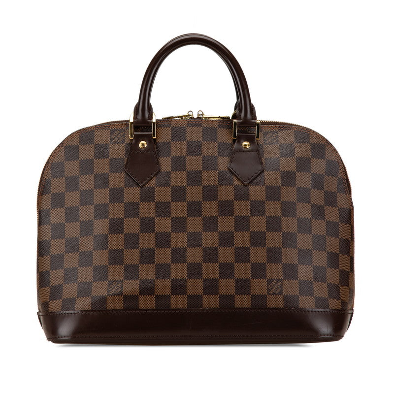 Louis Vuitton Damier Alma PM Handbag Brown