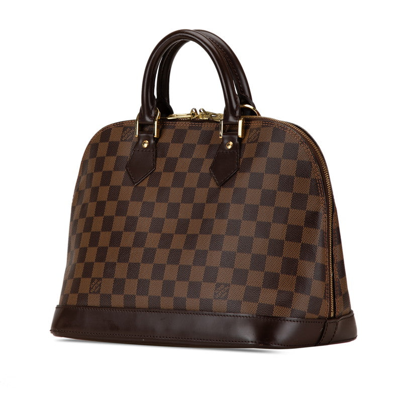 Louis Vuitton Damier Alma PM Handbag Brown