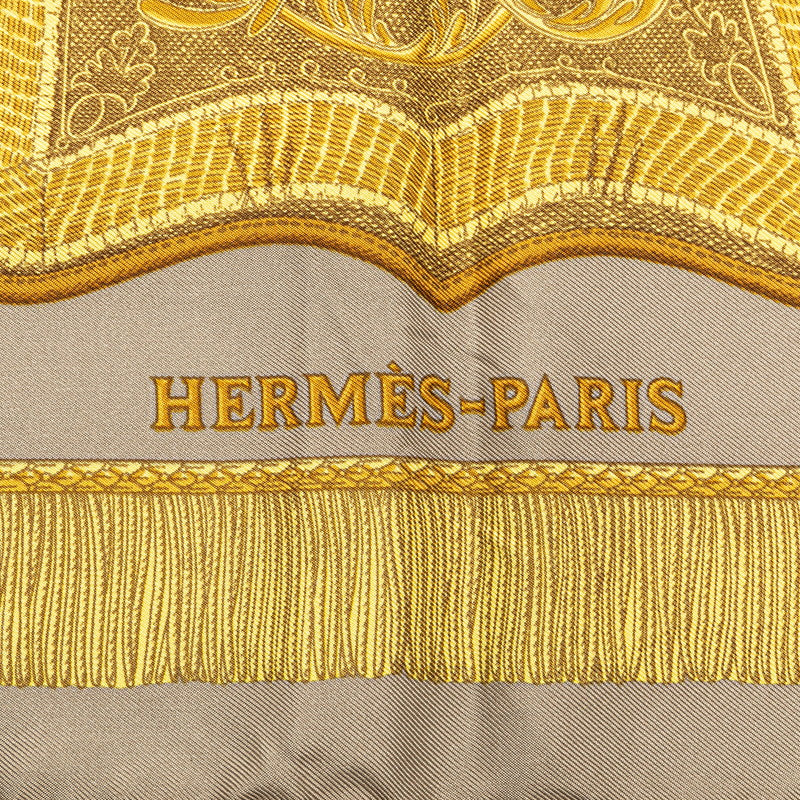 Hermes Silk Scarf Carre 90 Poste et Cavalerie