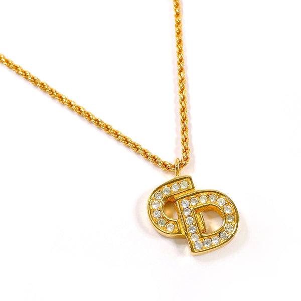Christian Dior CD Logo Necklace