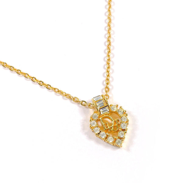 Christian Dior Heart Logo Pendant Necklace